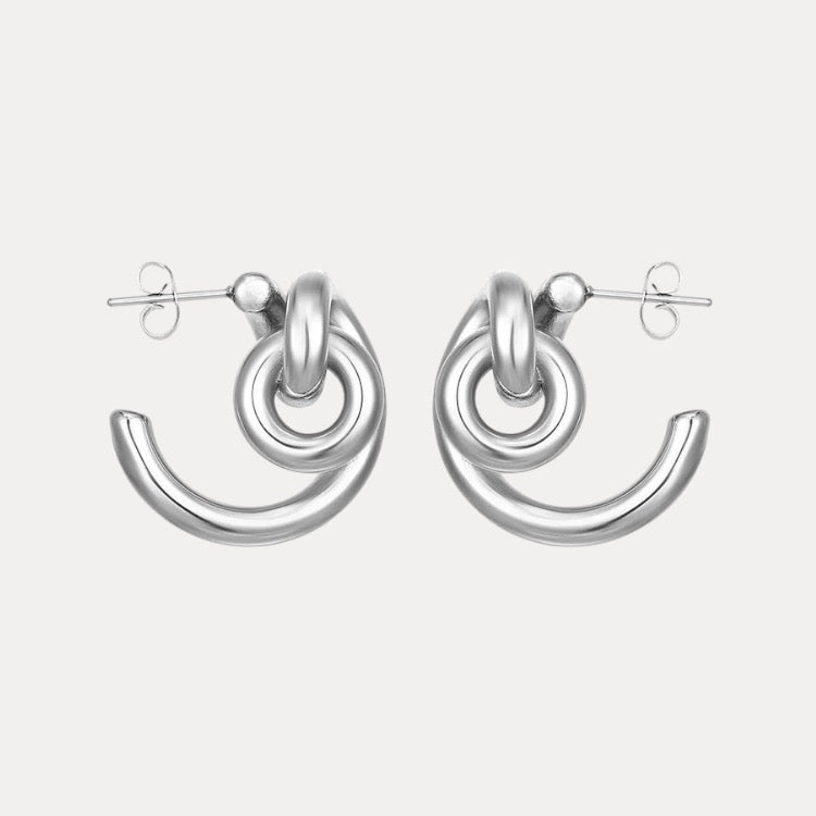 Twisted Rings Hoops