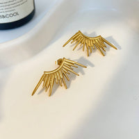 18K Sunlight Statement Earrings