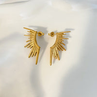 18K Sunlight Statement Earrings