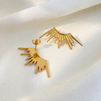 18K Sunlight Statement Earrings