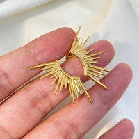 18K Sunlight Statement Earrings