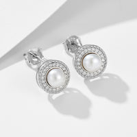 Silver Elegant Pearl Studs