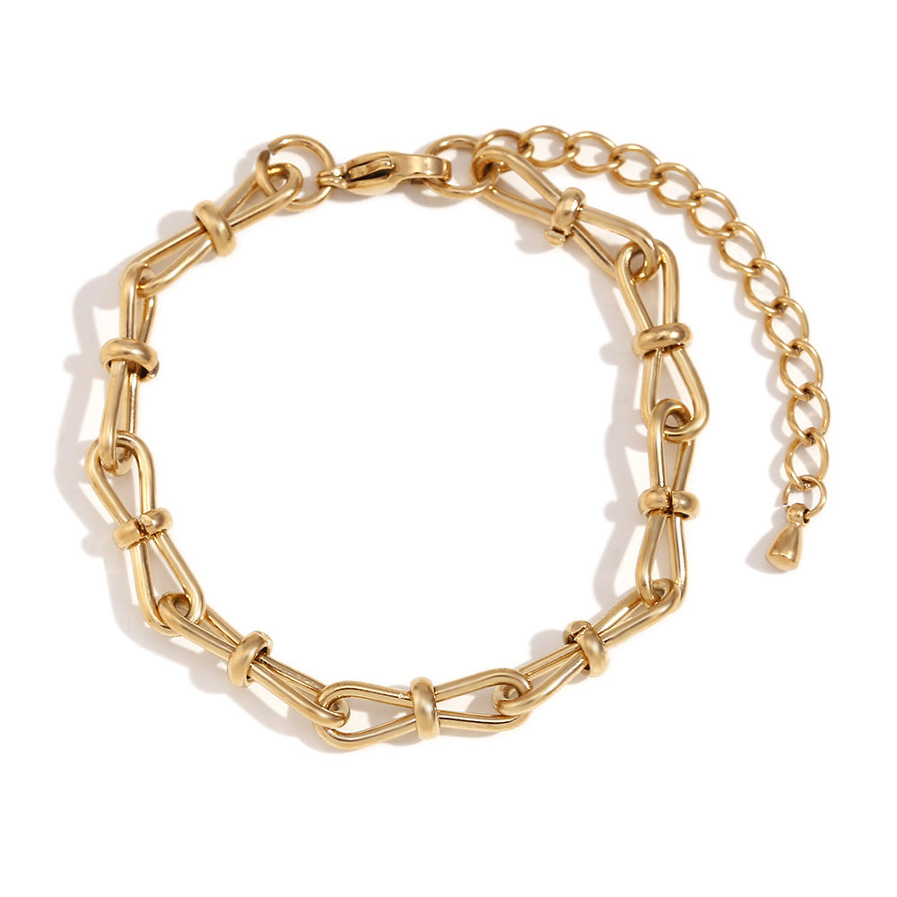 18K Knots Chain Bracelet