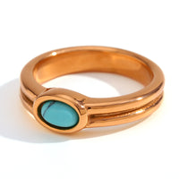 18K Turquoise Ring