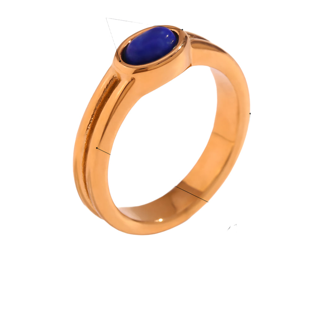 18K Lapis Ring