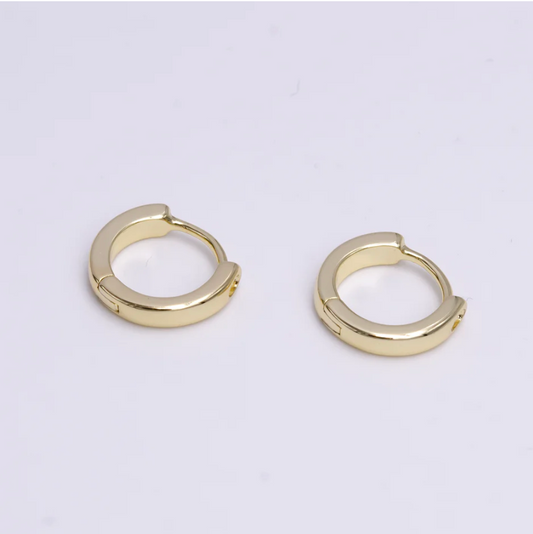 14K Gold Filled 12mm Cartilage Huggie Earrings