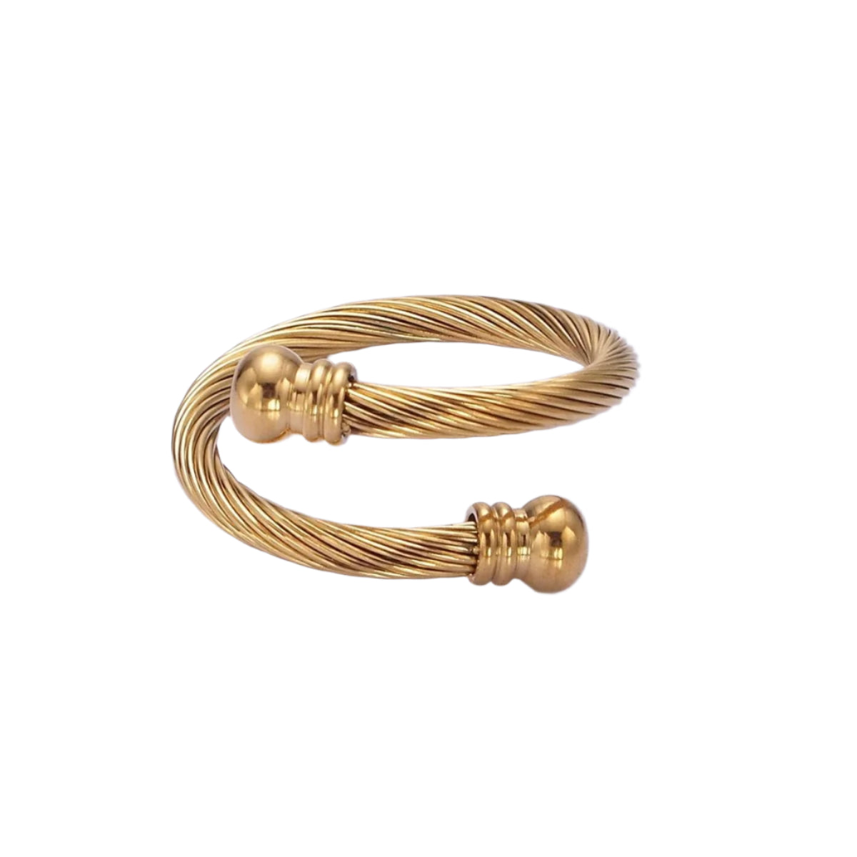 18K Twist Wrap Ring